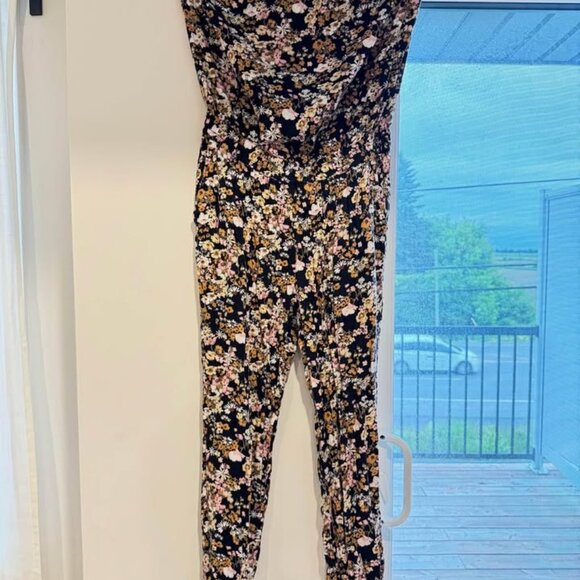 Sunday best black Tabata floral strapless jumpsuit - Picture 2 of 2